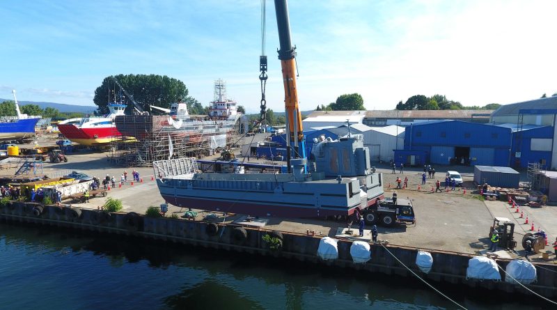 Hito Naval: TDCE presente con tecnología AZCUE y EMENASA en la nueva barcaza del buque multipropósito «Magallanes»